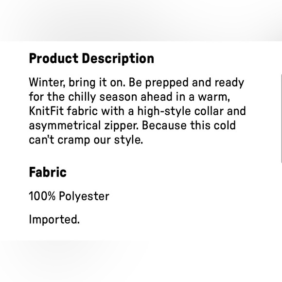 Fabletics KnitFit Moto Jacket Gray Asymmetrical zip athletic Athleisure Size M - Picture 11 of 12